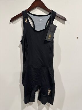 776BC New Black Women's Sleeveless Performance Unisuit